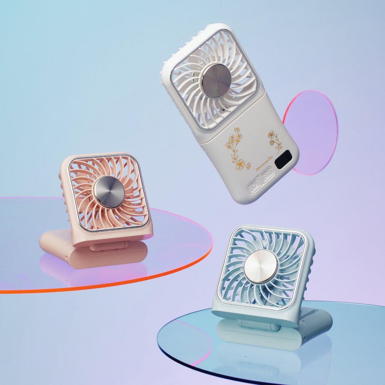 画像4: アフタヌーンティー・リビングの多機能ハンディファン登場　冷却プレート付きなど全6種類