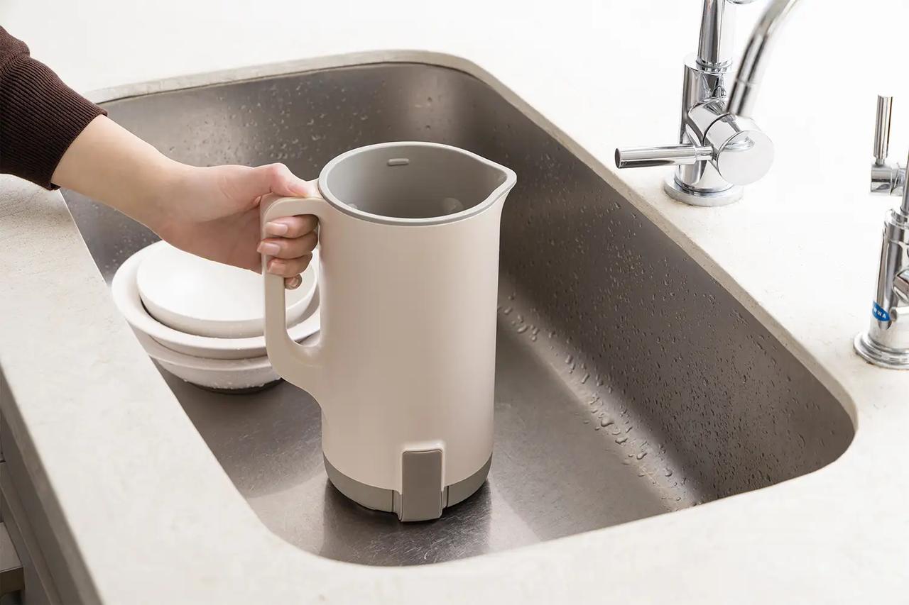 画像: シンクに置いてお手入れが可能に