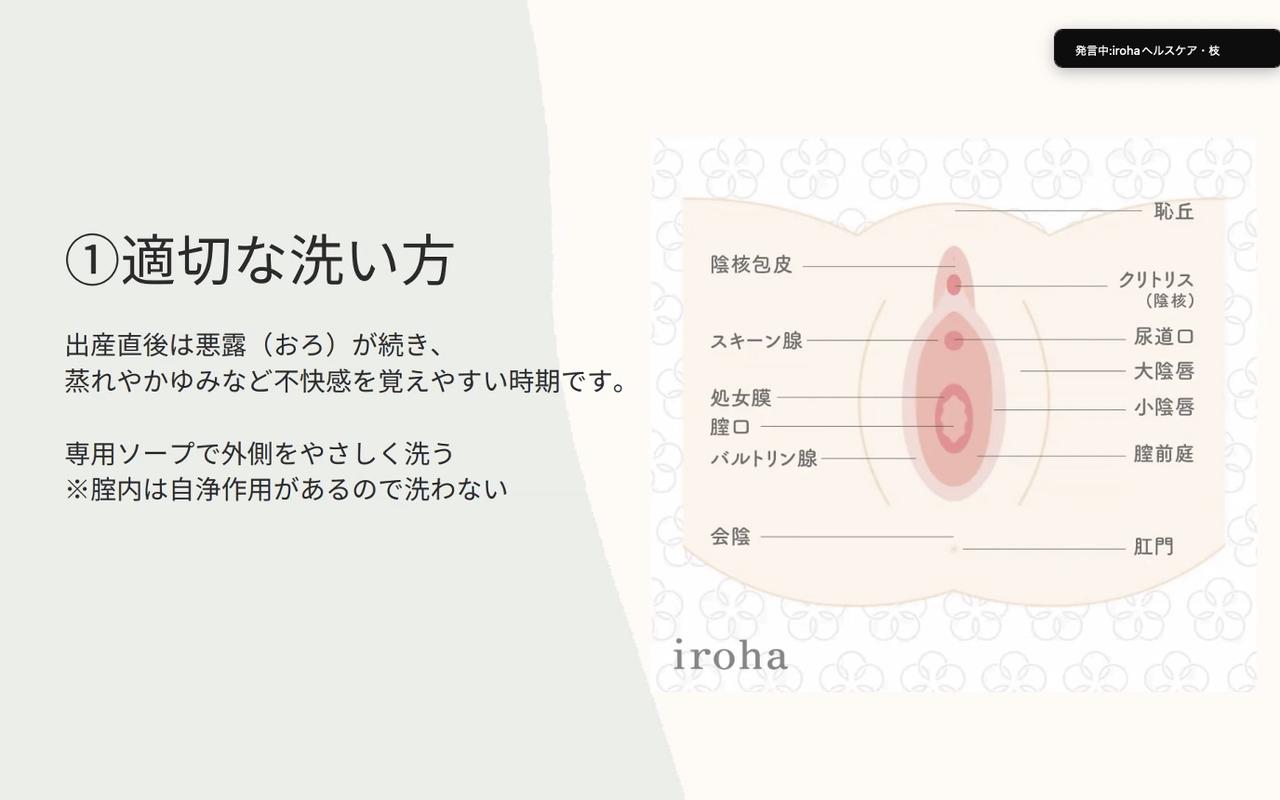 画像4: 医師×irohaヘルスケアが解説！産後の腟ケアと骨盤底筋トレーニング