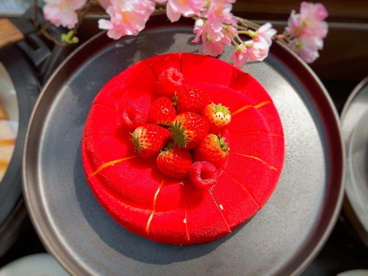 画像: いちごチーズケーキ