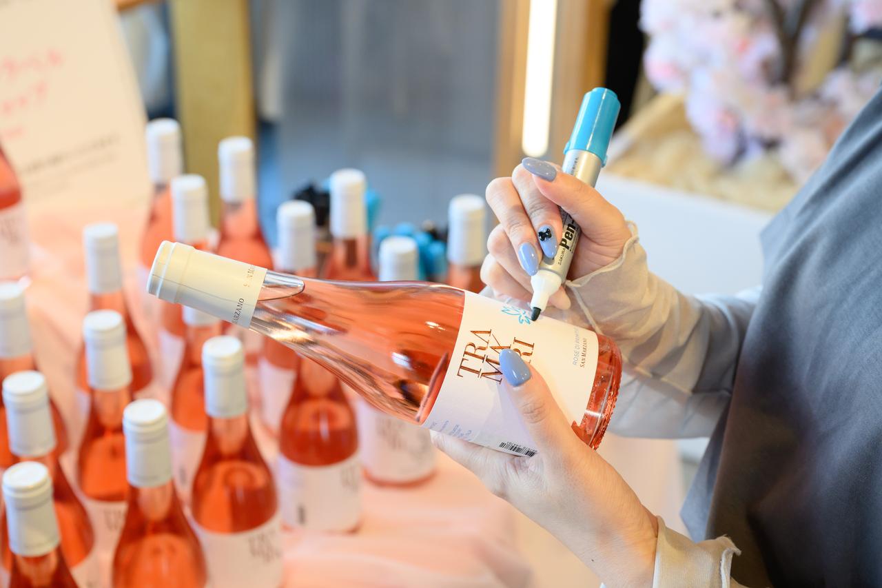 画像2: イタリア発ロゼワイン「Tramari」体験イベントが原宿で開催、五感で楽しむ一日