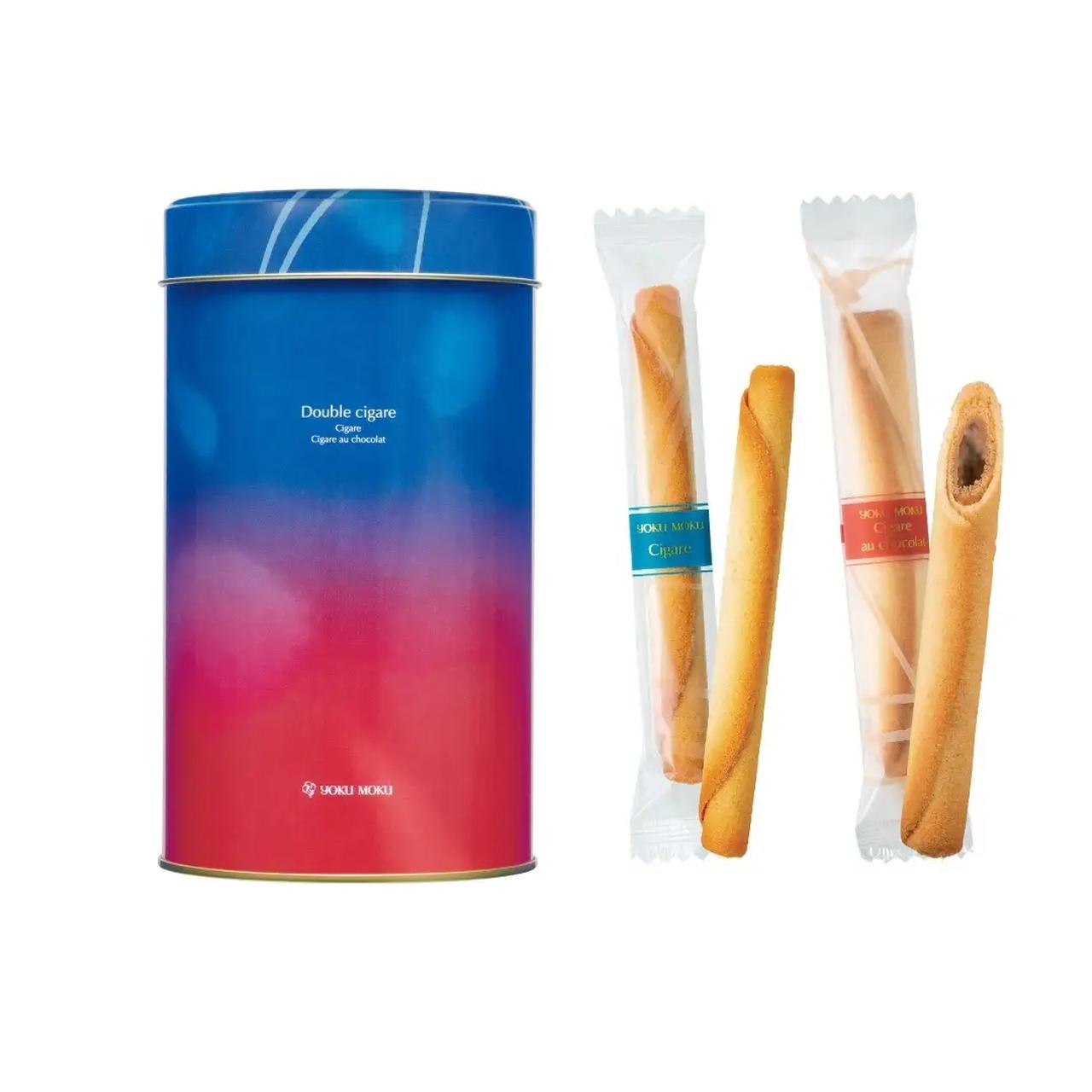 画像: 商品名：ドゥーブル シガール　価格：￥2,376 入り数：2種18本入（シガール®×10本、シガール オゥ ショコラ×8本） 展開期間：2026年3月25日(水)～通年展開 販売店舗：全国のヨックモック店舗・公式オンラインショップ・海外(香港・シンガポール・UAE)