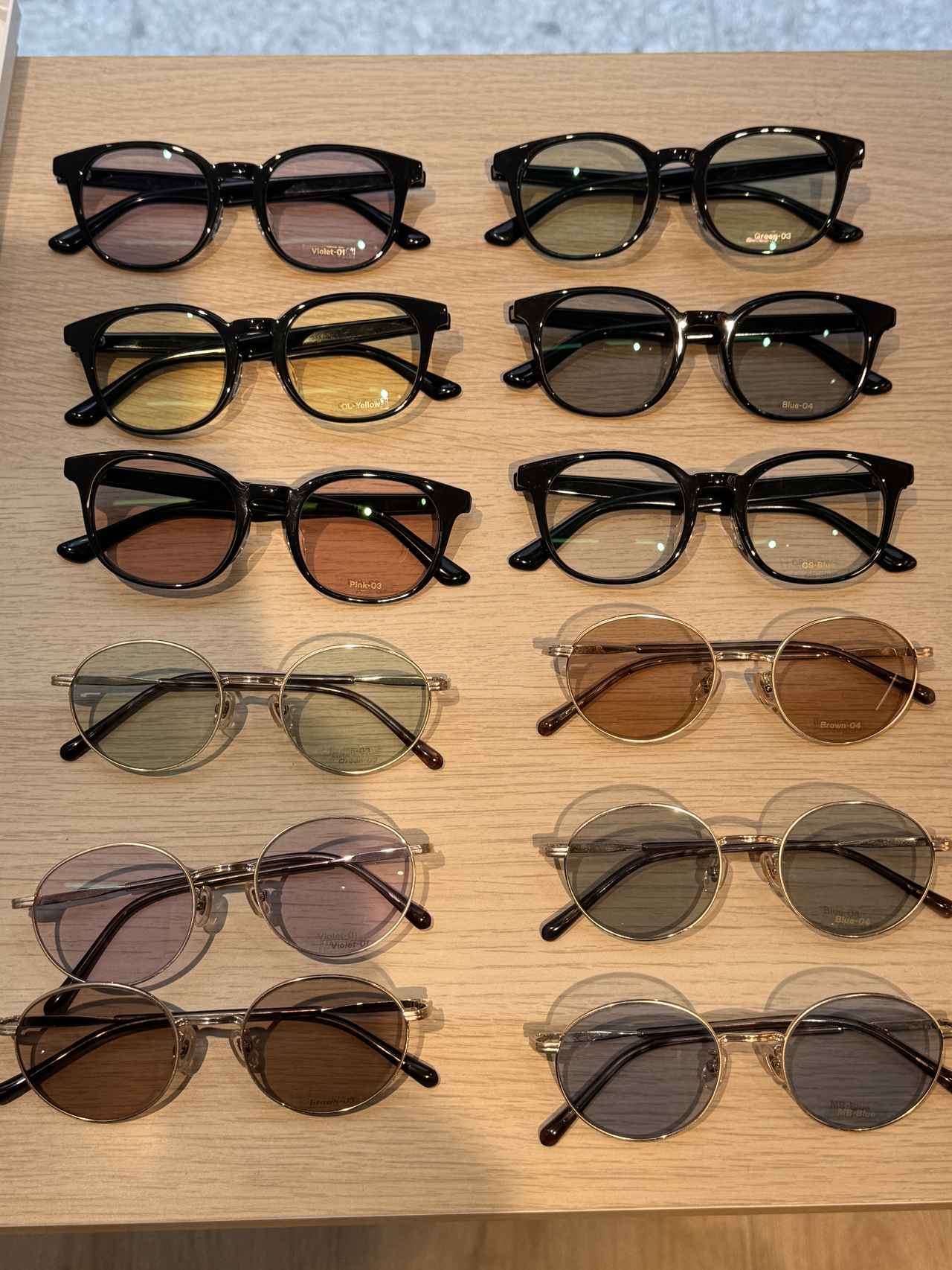 画像: カラーレンズオプション料金 フレーム価格＋¥4,000（税込）