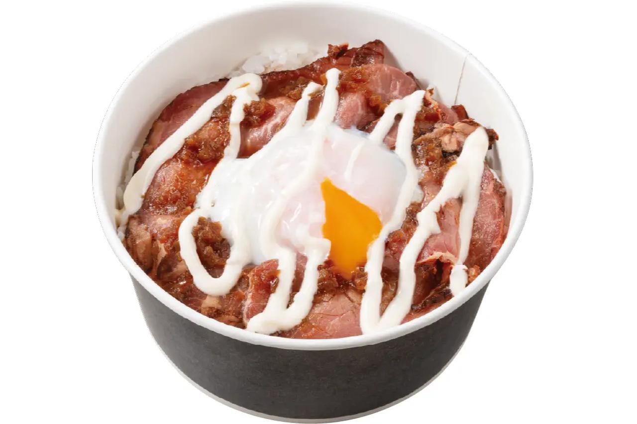 画像: 松本選手 ｢剛｣快！温玉ローストビーフ丼