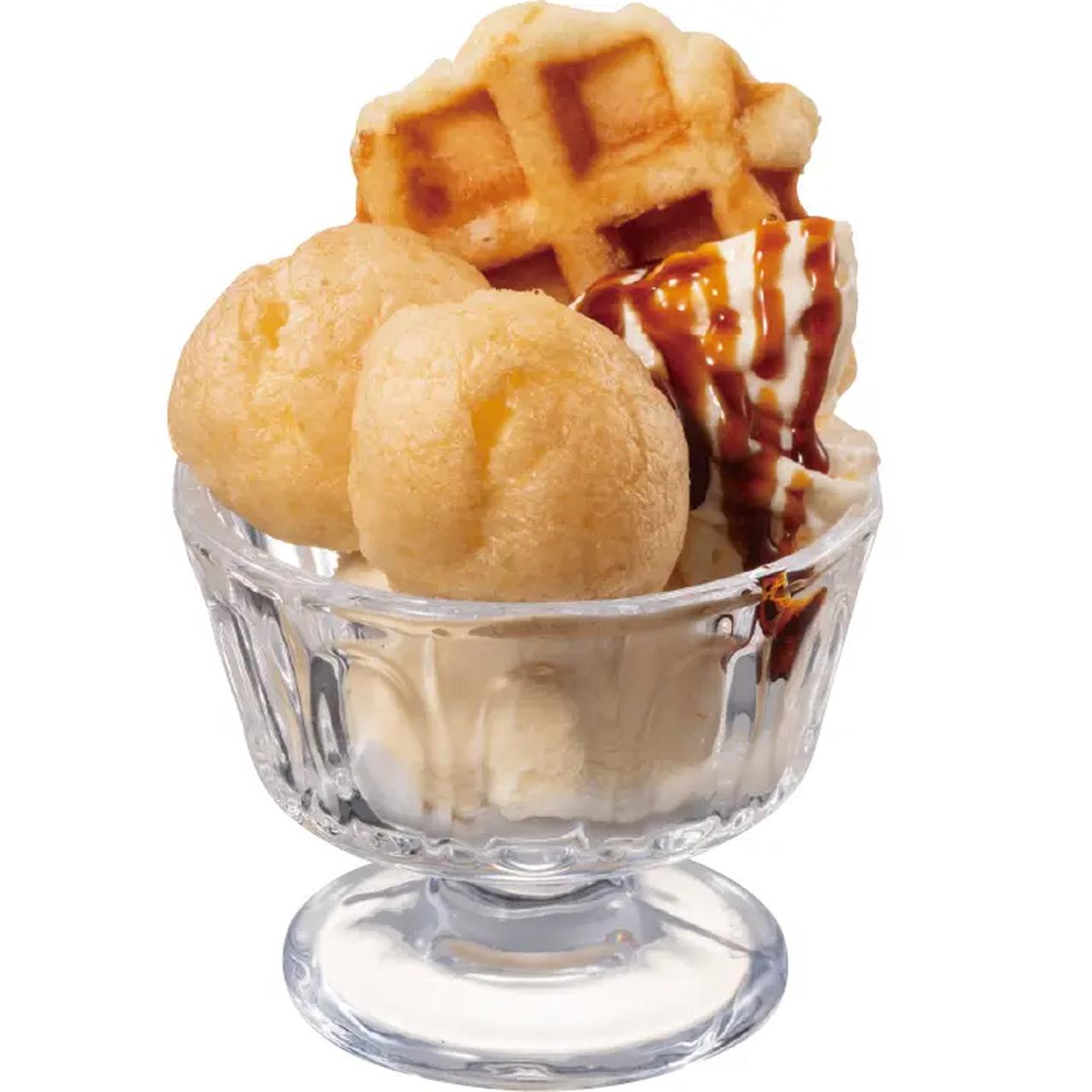 画像: 泉口選手 泉口の“ご褒美”シュークリームサンデー