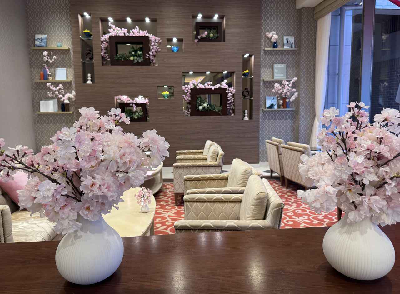 画像2: 期間限定で楽しむ、桜色の空間演出