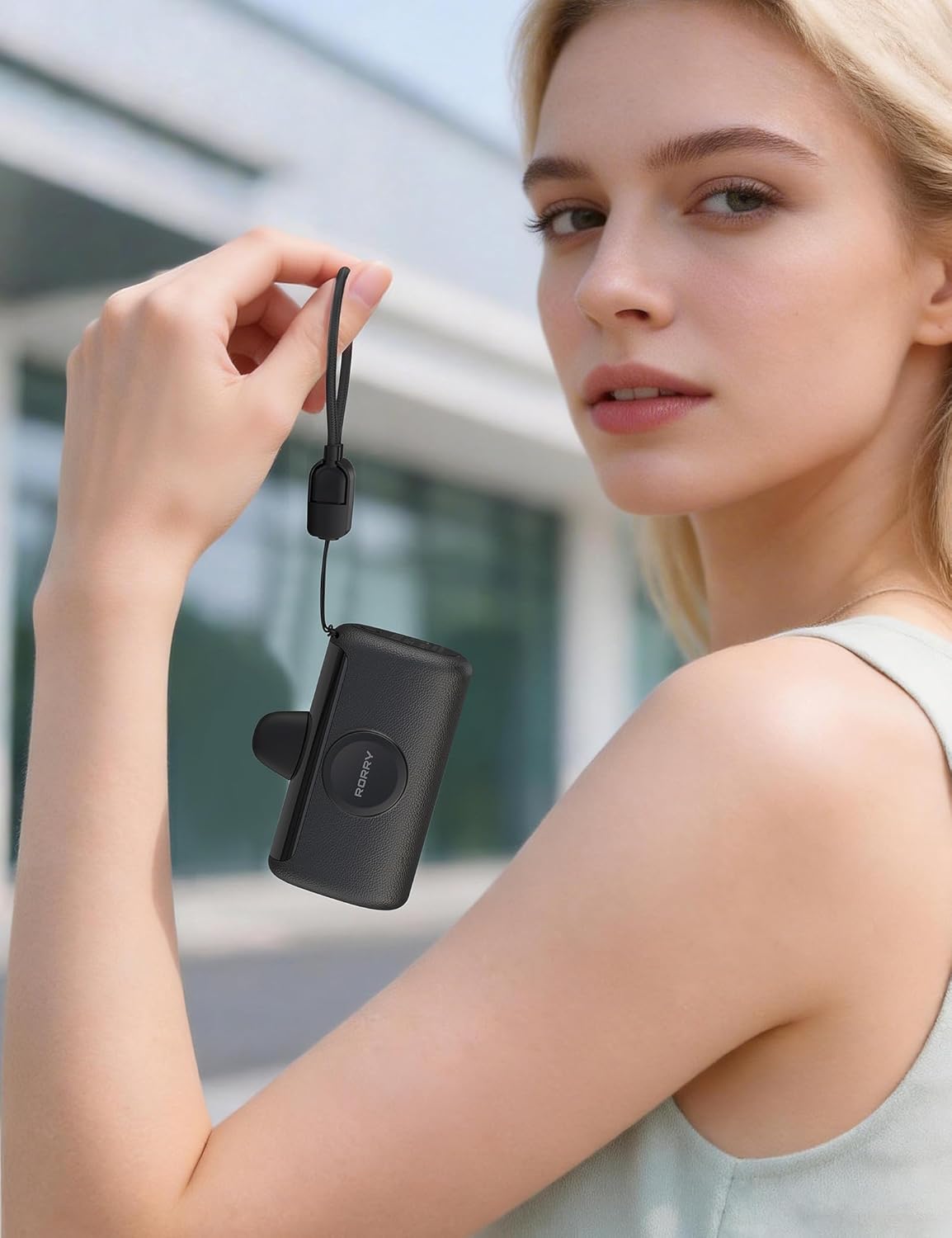 画像2: 【徹底レビュー】手のひらサイズで10,000mAh♡毎日の外出を変えるRORRY PalmGO「D5-10000」