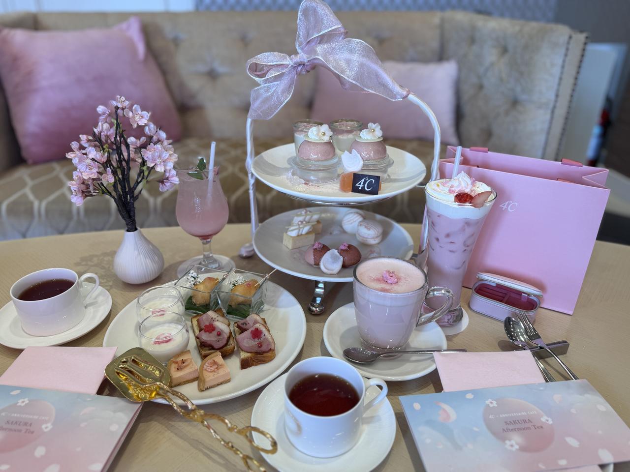 画像1: 4℃の輝きをスイーツで味わう、春限定アフタヌーンティー