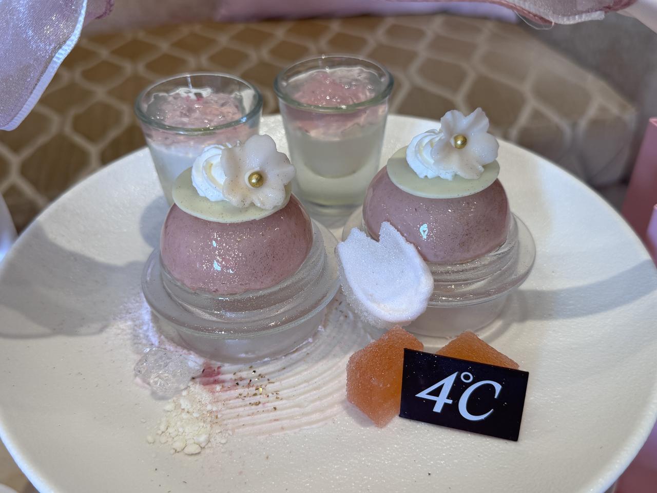 画像2: 4℃の輝きをスイーツで味わう、春限定アフタヌーンティー