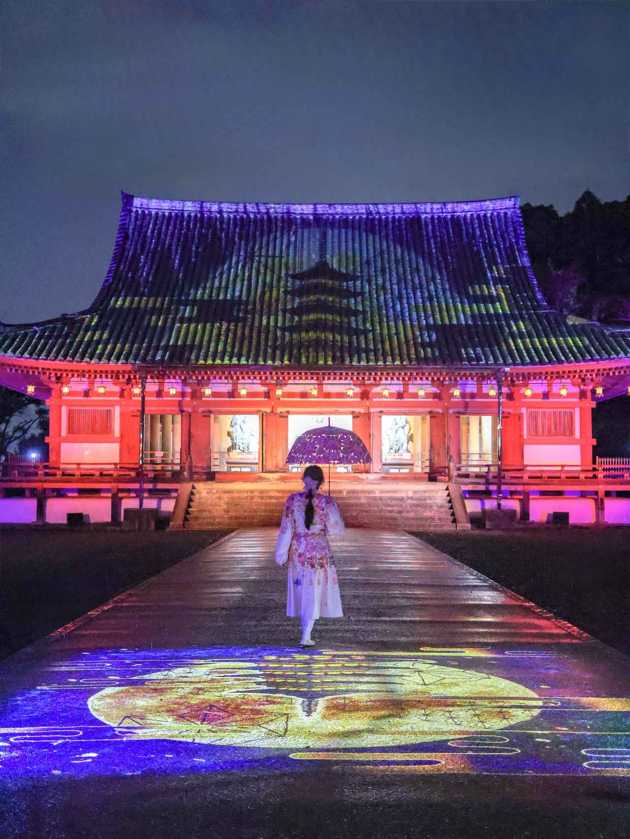 画像: 夜の醍醐寺で味わう、春のひととき