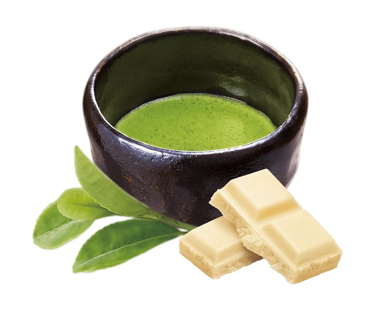 画像: ②かじった瞬間に抹茶の香りがふわっと広がるウエハース