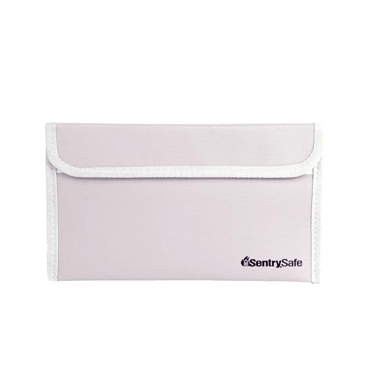 画像: 耐火・耐水 あんしんポーチ JFBWLZ2 (Mサイズ) モバイルバッテリーなどの発火リスクに備える耐火・耐水ポーチ。第三者機関での防爆試験・燃焼性試験をクリアした安心のポーチです。 ★スペック：耐火、耐水 本体：約270 x 160mm 内寸：約245 x 15 mm 重さ：約118g 主素材：グラスファイバー(シリコンコーティング) 価格：オープン価格