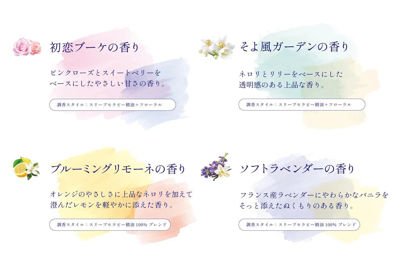 画像: その日の気持ちに寄り添う、4つの香り