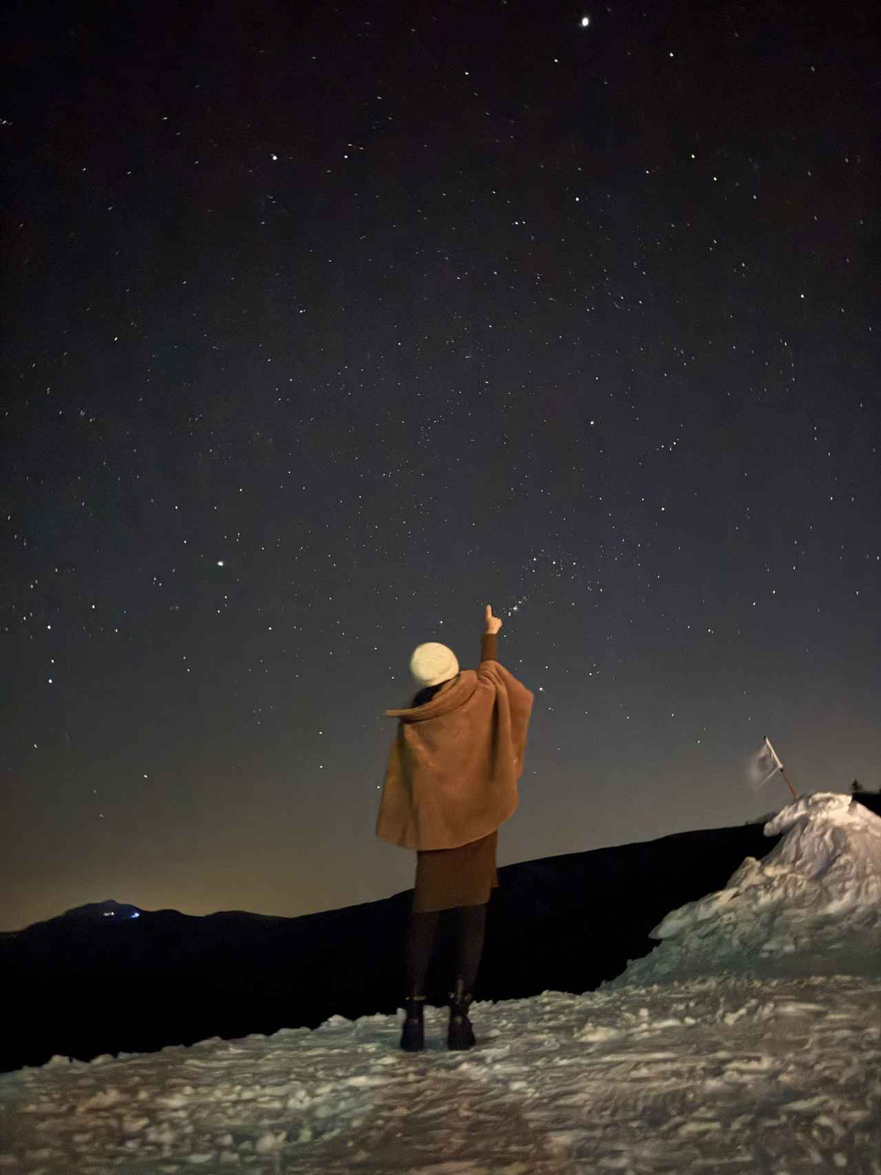 画像: 都内ではみられない小さい星までもくっきり。