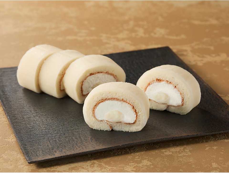 画像2: おもち生地✖ロールケーキ✖ミルクペーストが織りなすやわらかな幸福感