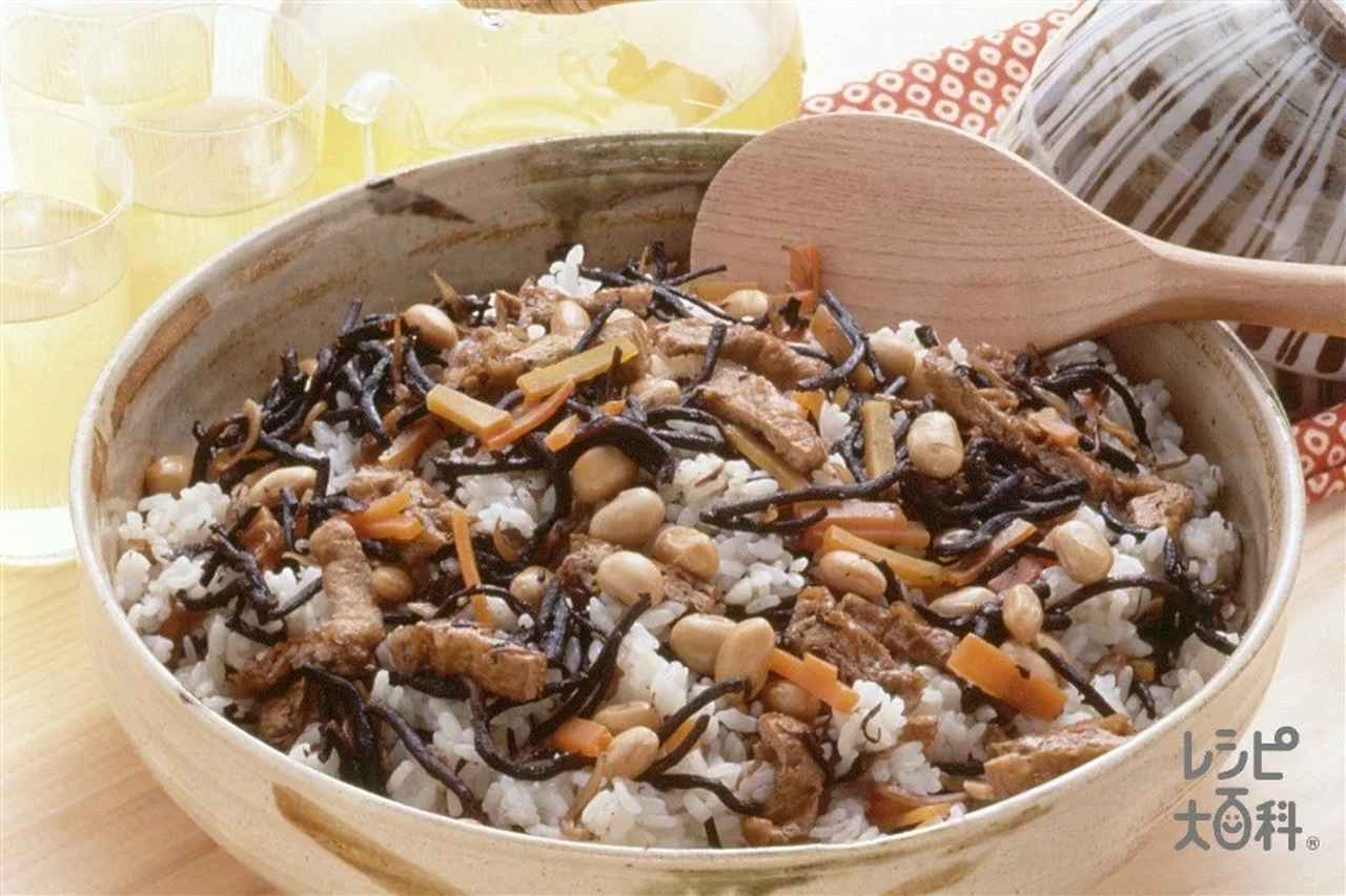 画像: Yumico先生ピックアップ「油揚げと大豆のひじきご飯」