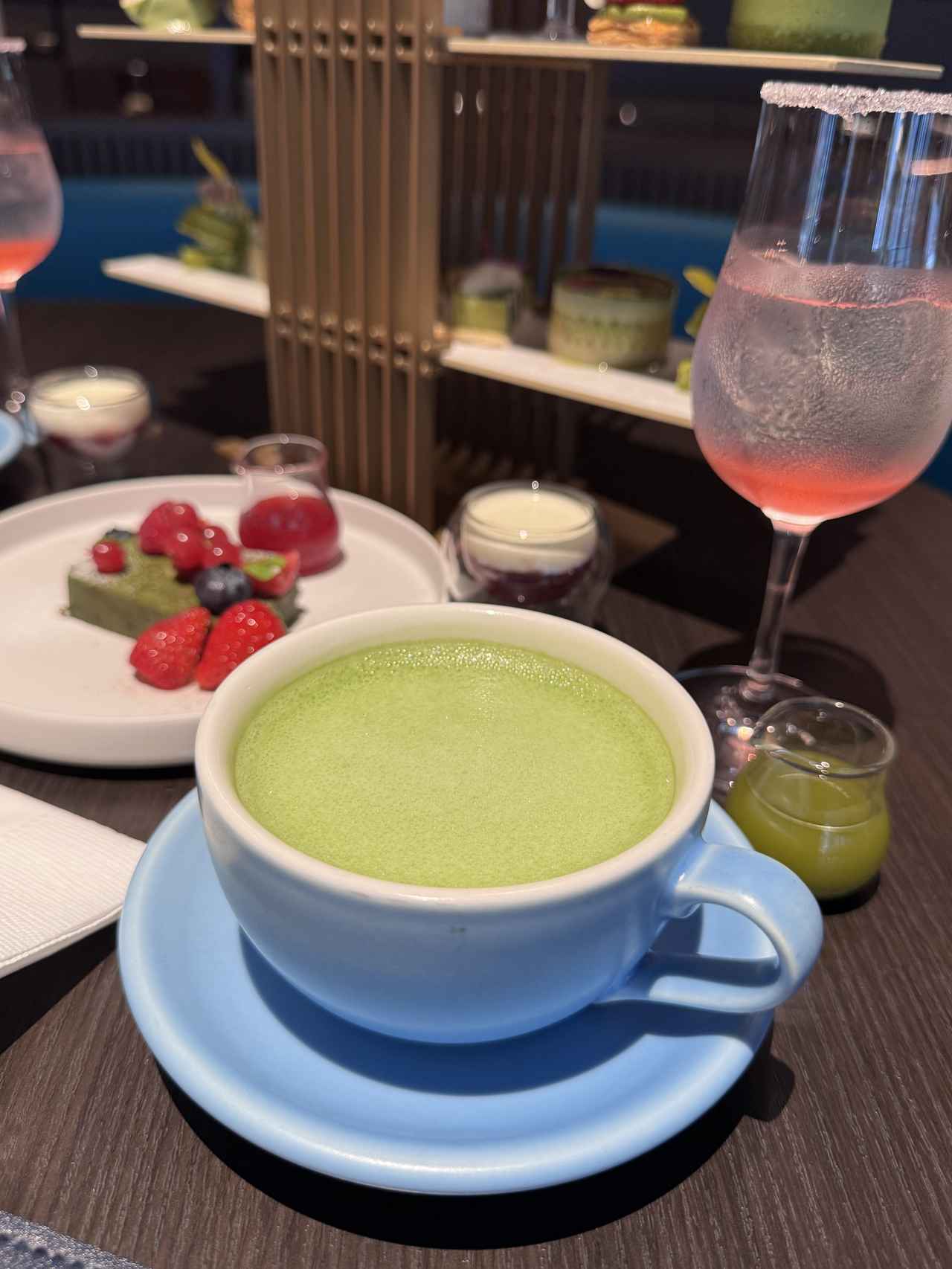 画像: 抹茶ラテ