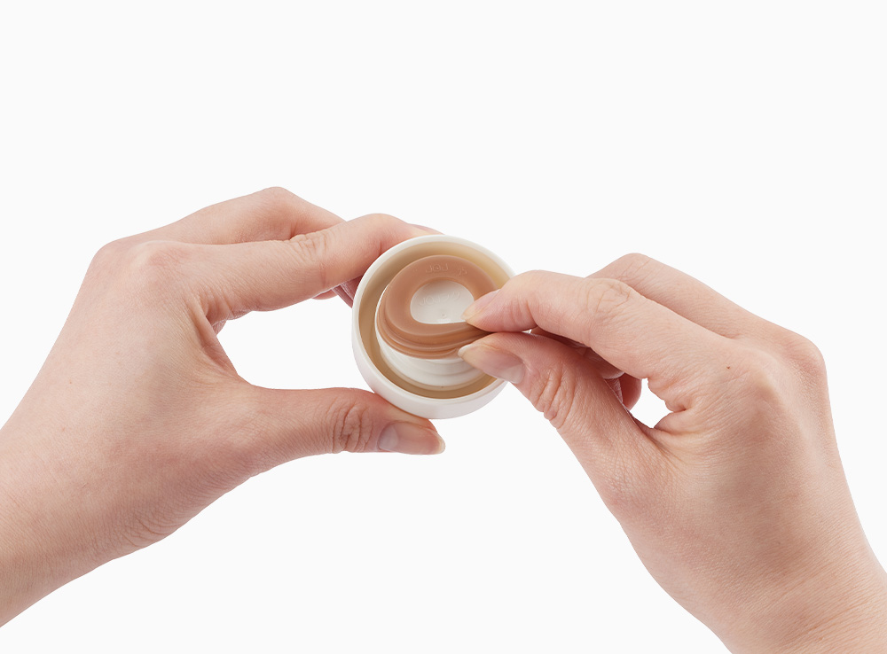 画像: シンプルなパーツで使いやすい 着脱しやすいパッキン