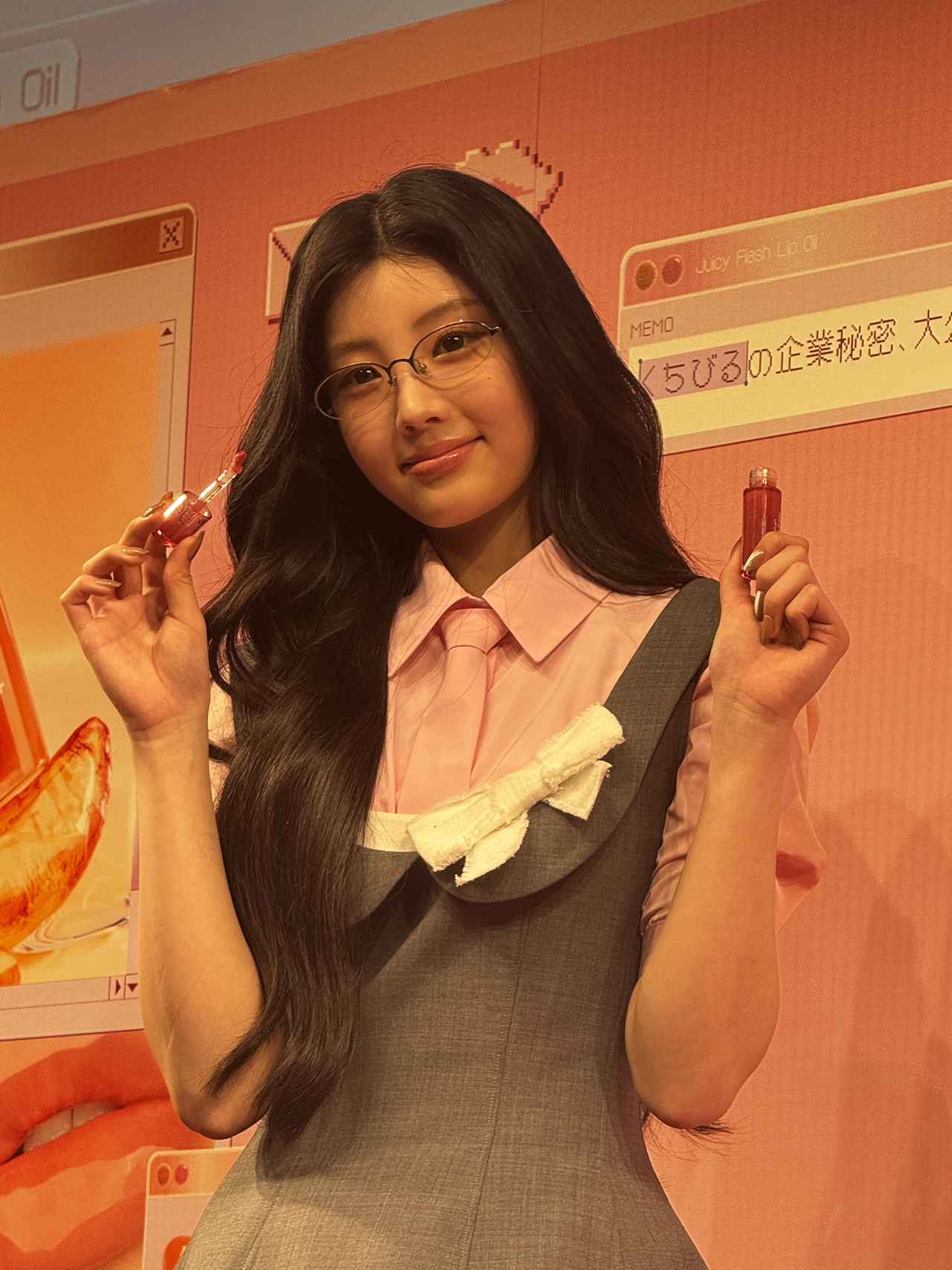 画像1: WONHEEさんが「ジューシーフラッシュリップオイル」発売記念PRイベントに登壇！