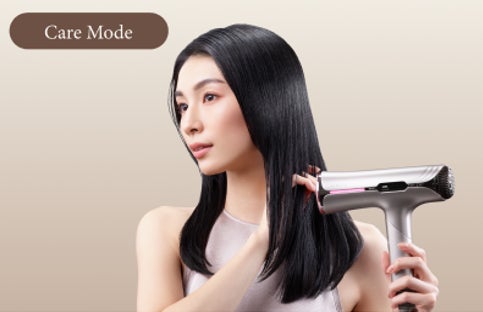 画像2: ＜ポイント④＞新たにボリュームモード・ケアモード搭載で、なりたい仕上がりに応じたドライが可能に