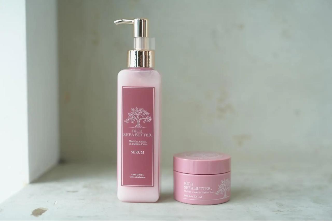 画像: ロンドGINZA withミラボーテリッチバター美容液 ロンドGINZA withミラボーテリッチバターバーム ＜販売価格＞　各1,900円（税別） ＜販売場所＞　全国のバラエティショップ、Lond楽天市場店（EC）