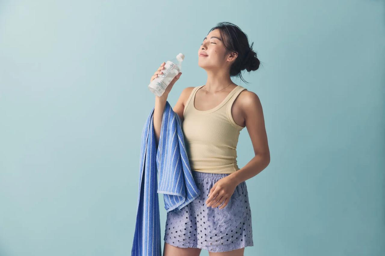 画像: 入浴中やお風呂上がりの水分補給に。
