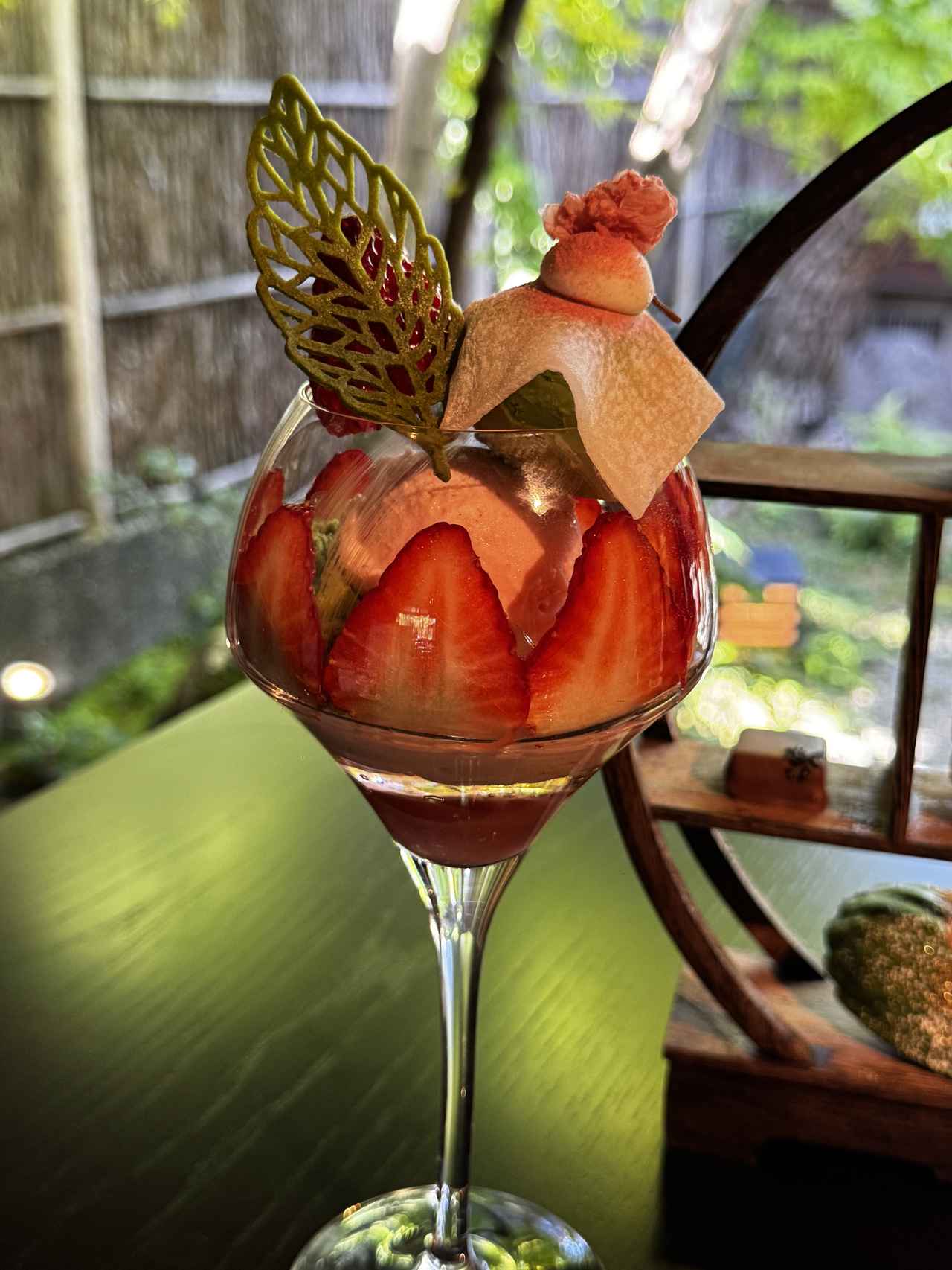 画像: おさぜん農園 いちごの抹茶パフェ　2,200円（税込）