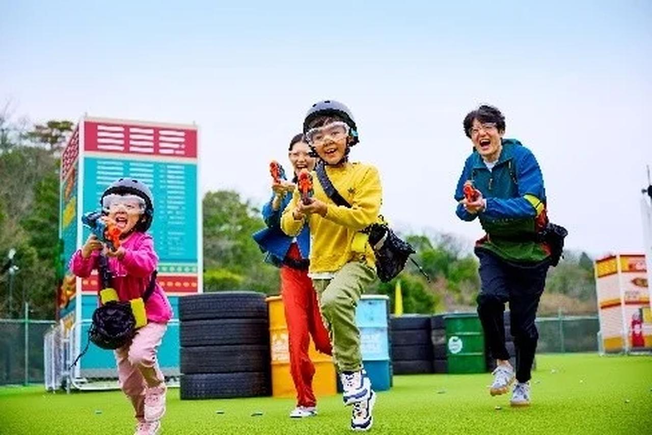 画像: ブラスター・バトルフィールド 仲間と協力し、最大45名でドキドキのチーム戦を繰り広げる