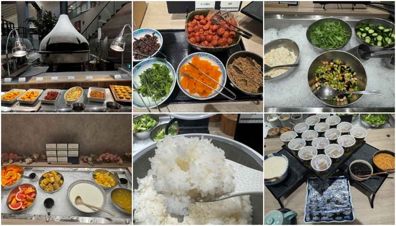 画像1: 朝は40種類のブッフェで“元気をチャージ”