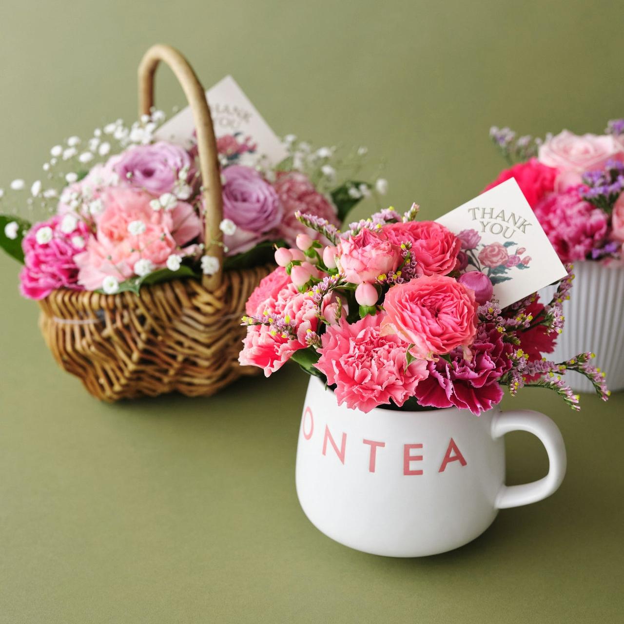 画像: 生花ギフトもオンラインで注文可能