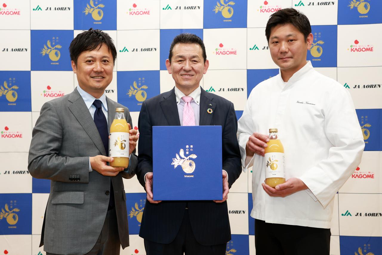 画像2: 1本約3,300円、カゴメが贈る“究極のりんごジュース”「青の森の蜜」誕生。産地の危機を救う「覚悟」のブレンドとは？