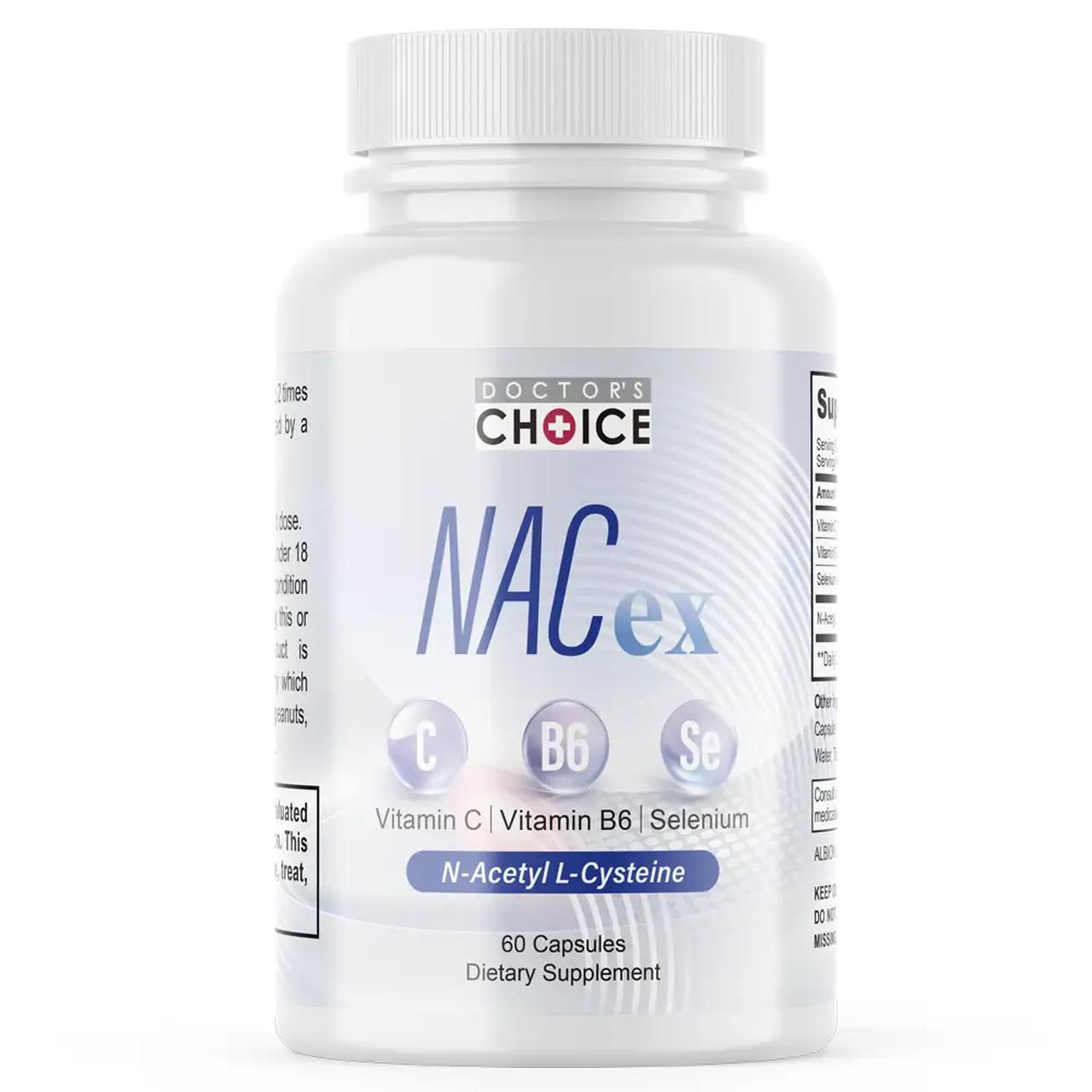 画像: ドクターズチョイス N-アセチルシステインEX 内容量：60粒（約30日分） 価格：4,890円（税込）
