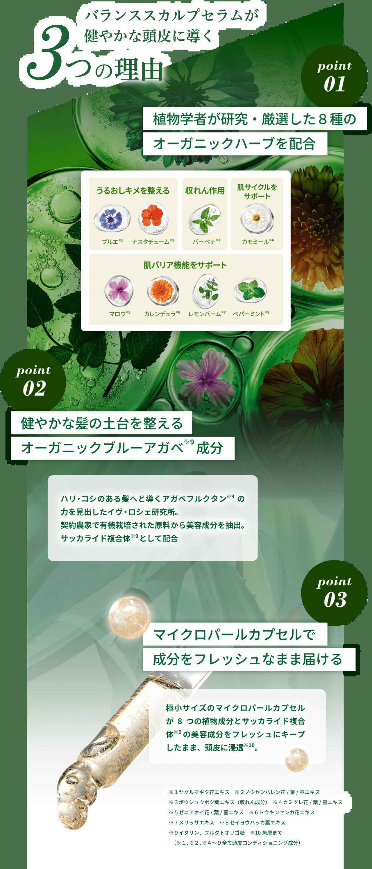 画像2: 9種のオーガニック植物が頭皮にスッと届く♡シャンプー前の“ひと手間”で頭皮がみずみずしく整う導入美容液