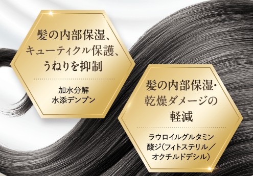 画像: POINT ３ :年齢髪にアタック！！保湿ミックス成分配合