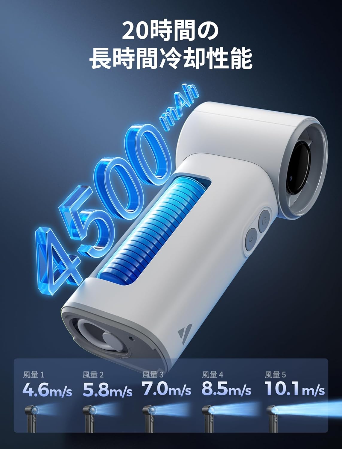 画像6: 風とミストがつくる、新しい涼しさ♡Aecoolyから「Cold Air ミストファン」登場