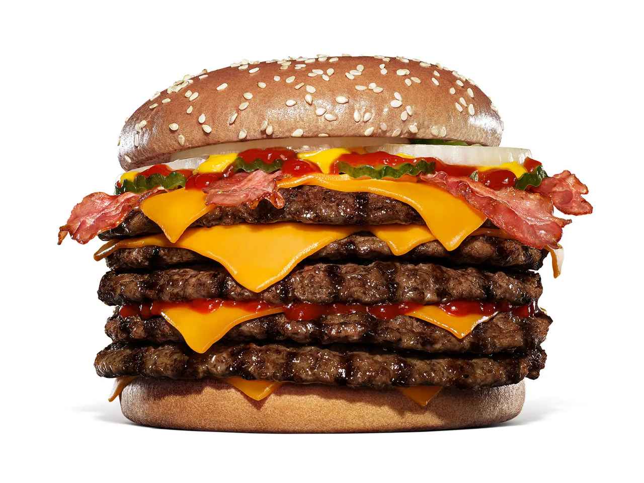 画像: 二代目BABY BODY BURGER（ベビーボディーバーガー） 発売日：2026年5月1日（金）～ 価　格：単品2,890円　セット3,190円 特　典：オリジナルステッカー 〈注意事項〉 ※セットはフレンチフライ（S）とドリンク（Ｍ）となります。 ※モーニング実施店舗では10:30以降の販売となります。 ※『二代目BABY BODY BURGER（ベビーボディーバーガー）』を1つ（単品・セットいずれも）ご購入ごとに、オリジナルステッカーを1枚ご提供いたします。 ※一部店舗では、取り扱っておりません。 ※店舗により、販売時間帯が異なります。 ※店舗の状況により、販売を一時中止する場合がございます。 ※価格は全て総額表示（税込み価格）です。 ※予告なく商品設計、価格が変わる場合がございます。 ※画像はイメージです。