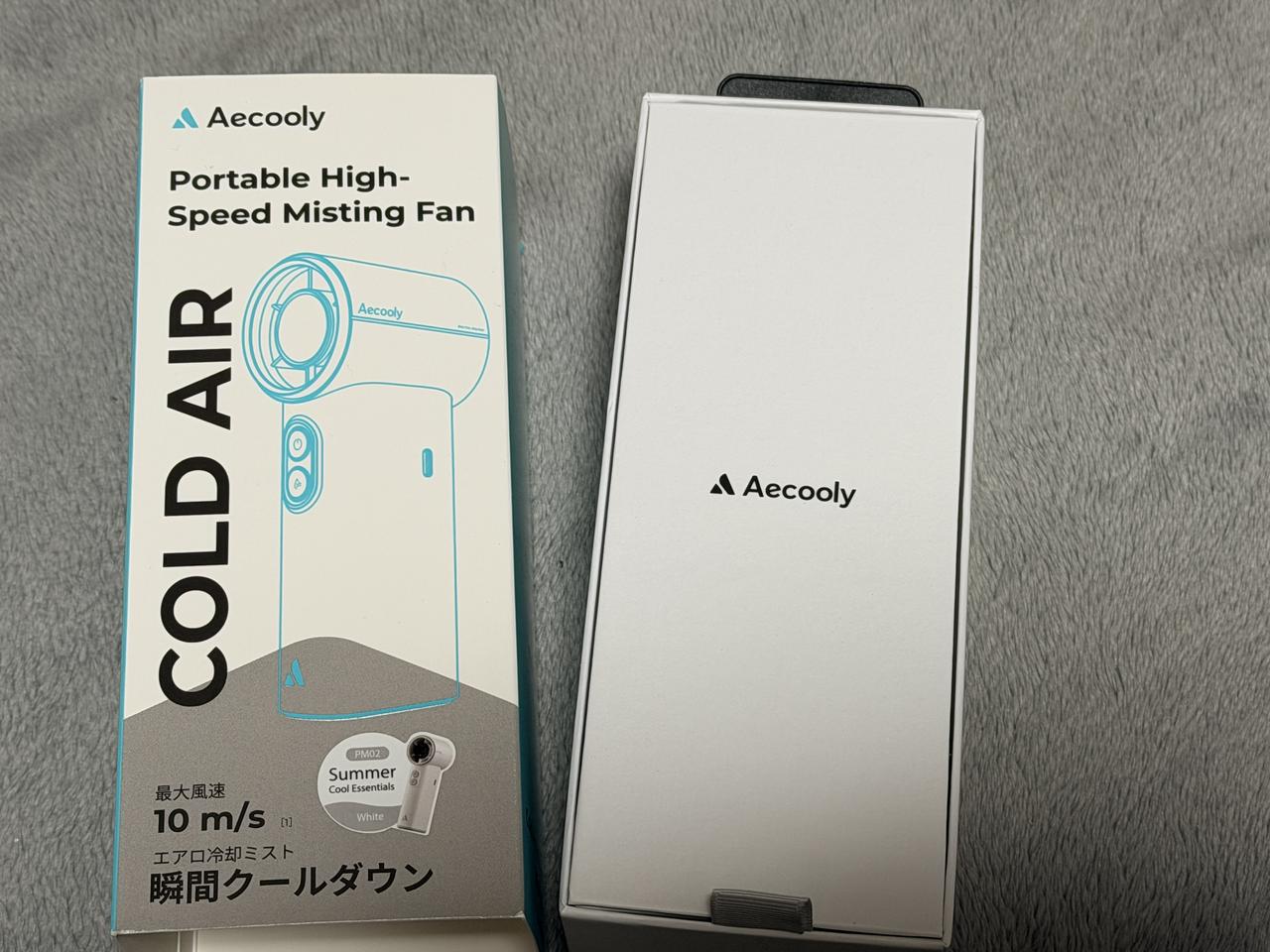 画像1: 風とミストがつくる、新しい涼しさ♡Aecoolyから「Cold Air ミストファン」登場