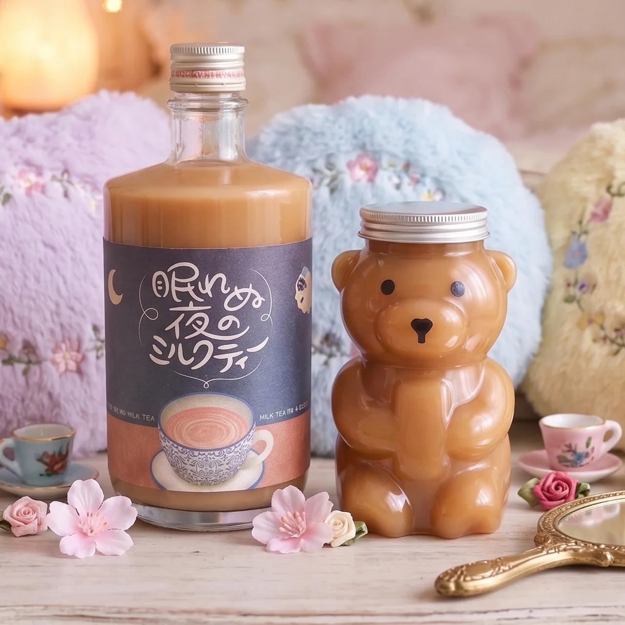 画像: 【クマボトルセット】眠れぬ夜のミルクティー　定価　2,998円  sakehinata.com