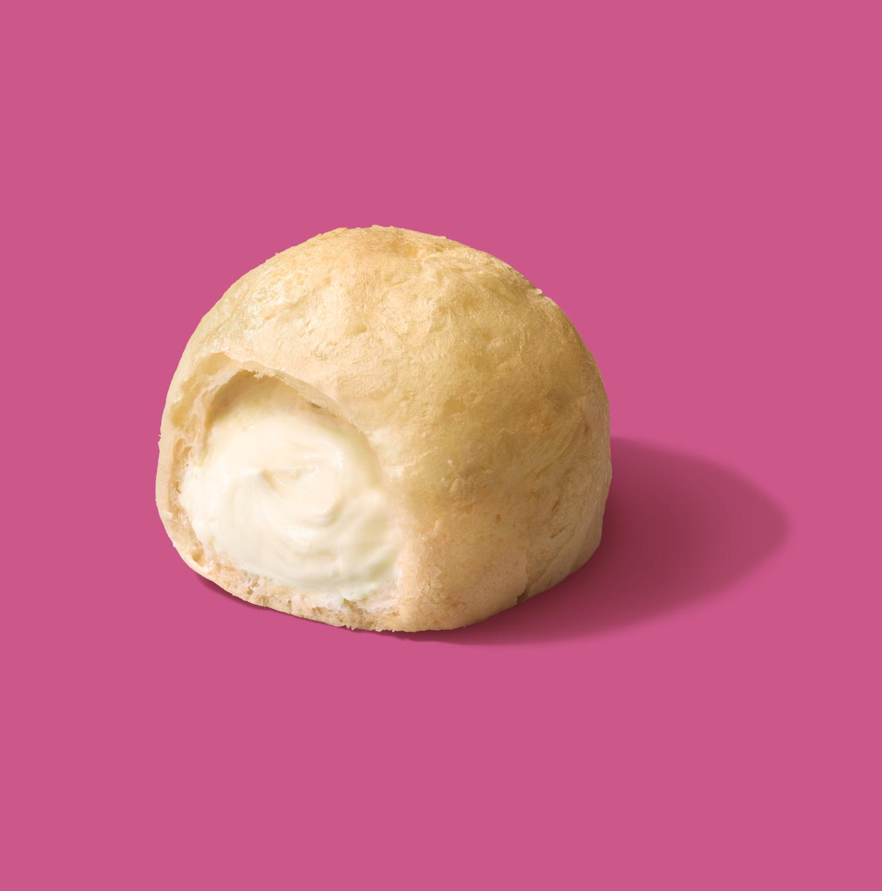 画像: 【商品名】もちむにシュー（ミルククリーム） 【価　格】198円（税込213円） 【発売日】2026年5月12日（火） 【発売地域】 全国