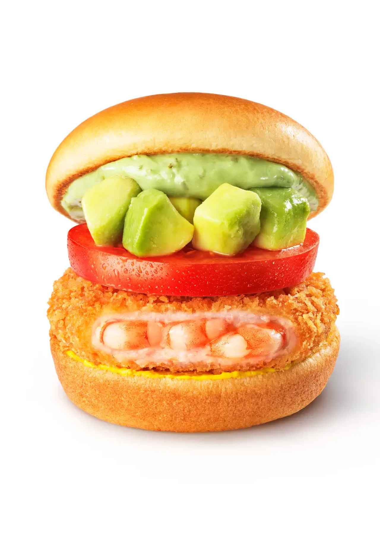 画像: 「アボカド海老カツバーガー ～国産バジルマヨ～」（590円） ＊新商品／期間限定 ■販売期間：2026年5月20日（水）～7月中旬 ■販売店舗：全国のモスバーガー店舗（一部店舗除く）