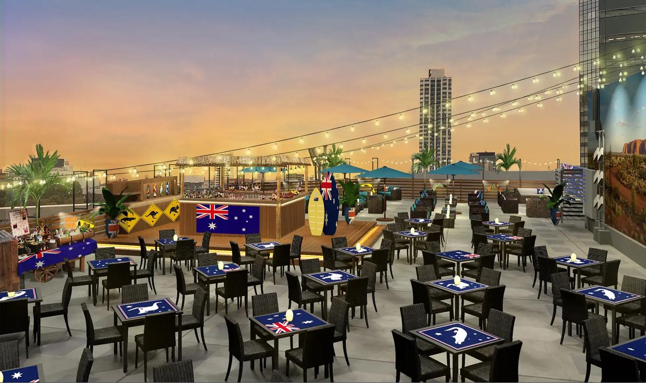 画像4: 新宿の空に広がる“サンセットビーチ”　都会の夜景 ✖南半球ムードの特別空間