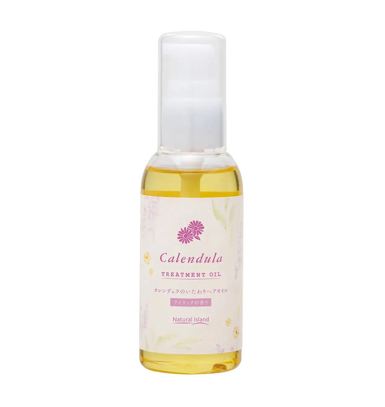 画像: カレンデュラのいたわりヘアオイル ライラックの香り 内容量：81mL 価格：2,475円（税込） ドライヤーの熱を味方に、キューティクルを整える洗い流さないヘアオイル。朝のスタイリングにも、夜の集中ケアにもおすすめです。