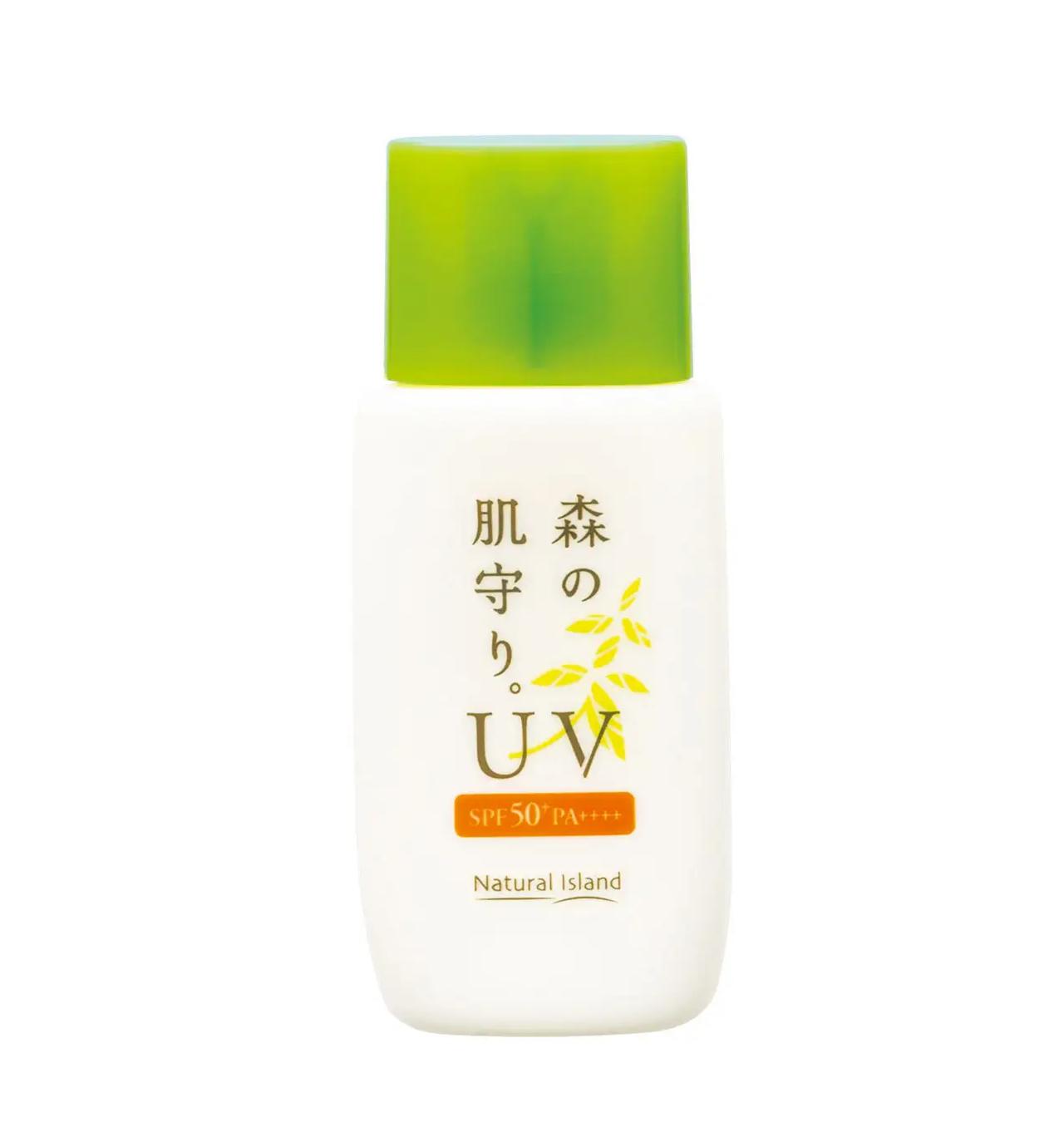 画像: 森の肌守り。UV ノンケミカル（紫外線吸収剤不使用）ボディ用日焼け止め乳液 SPF50+・PA++++／UV耐水性★★ ノンケミカル処方 専用クレンジング不要で、ボディ洗浄料でオフ可能 内容量：55g 価格：2,860円（税込）