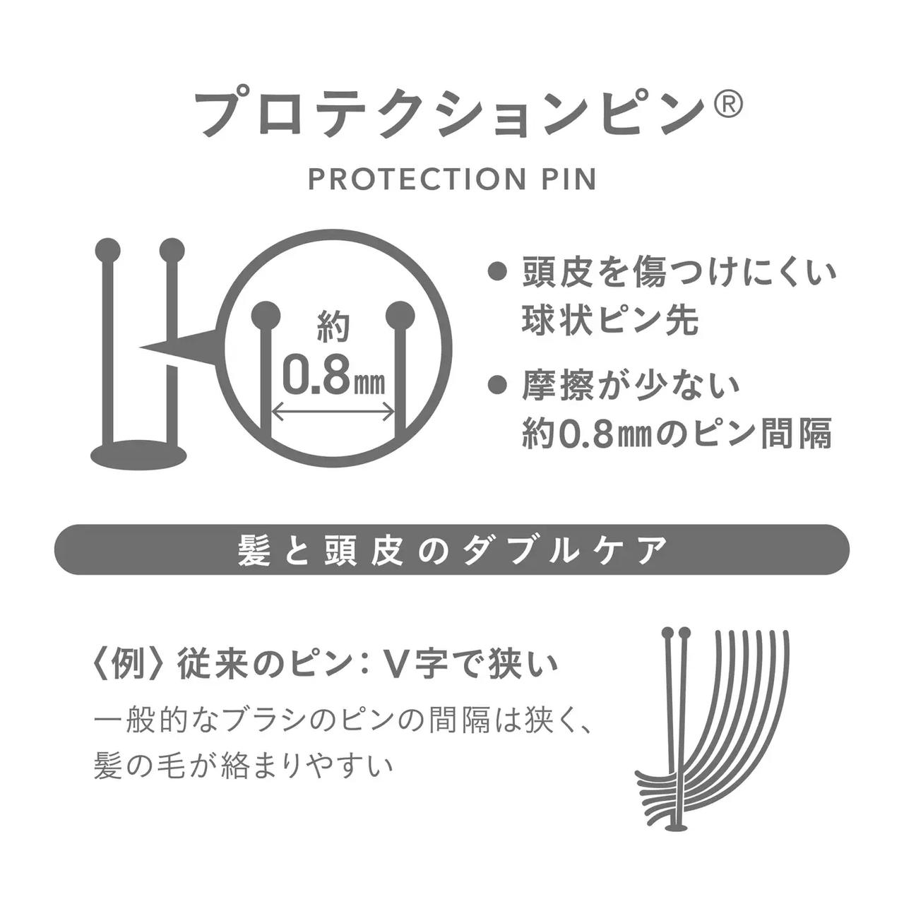 画像3: 頭皮にしっかり届く、こだわりのピン設計