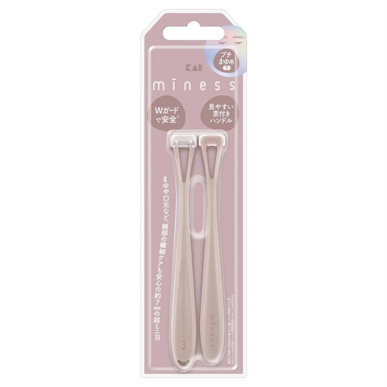 画像: miness プチまゆ用カミソリ T 2本入 価格：308円（税込）