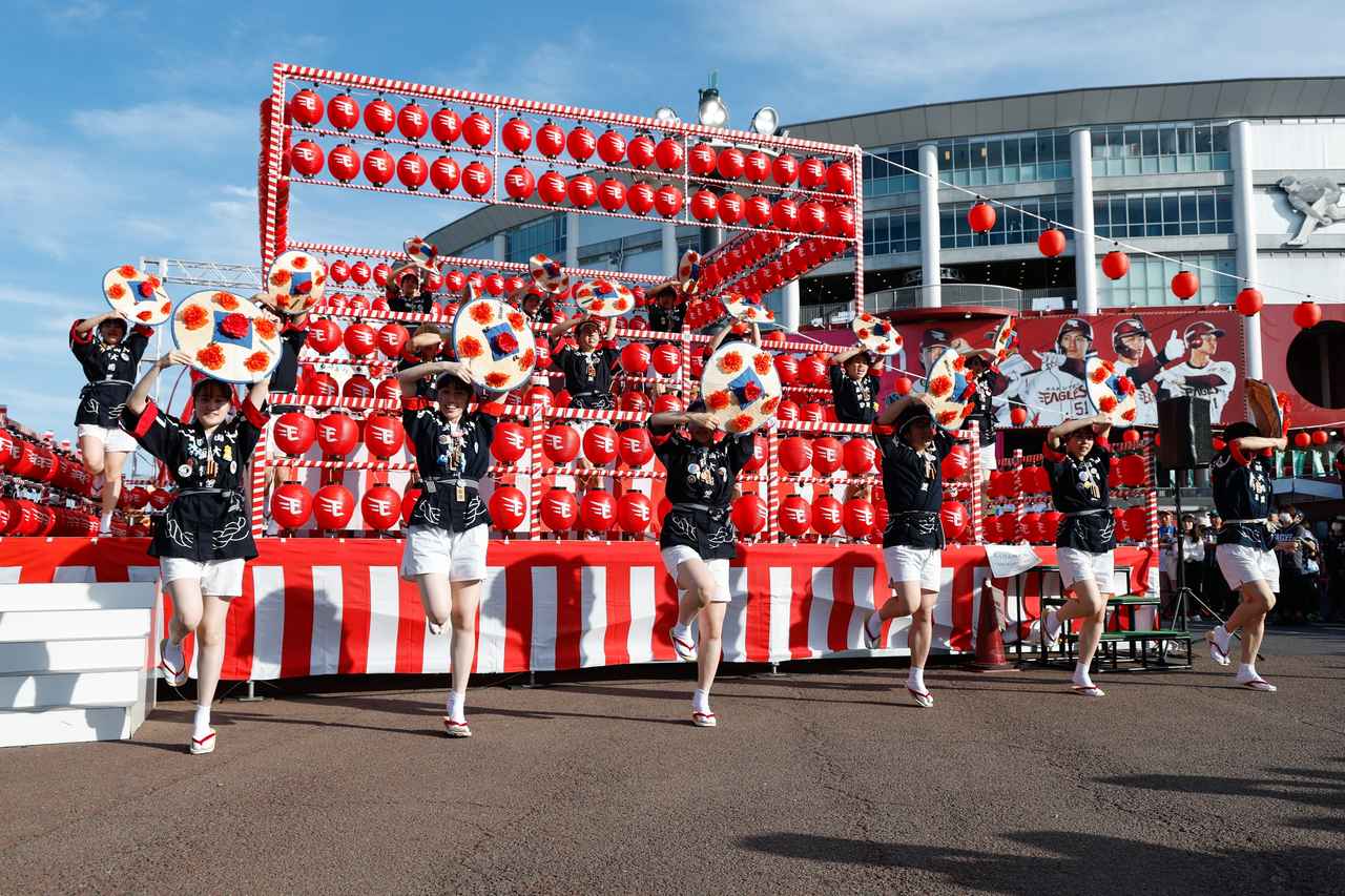 画像: 山形花笠踊り衣装 ⓒRakuten Eagles