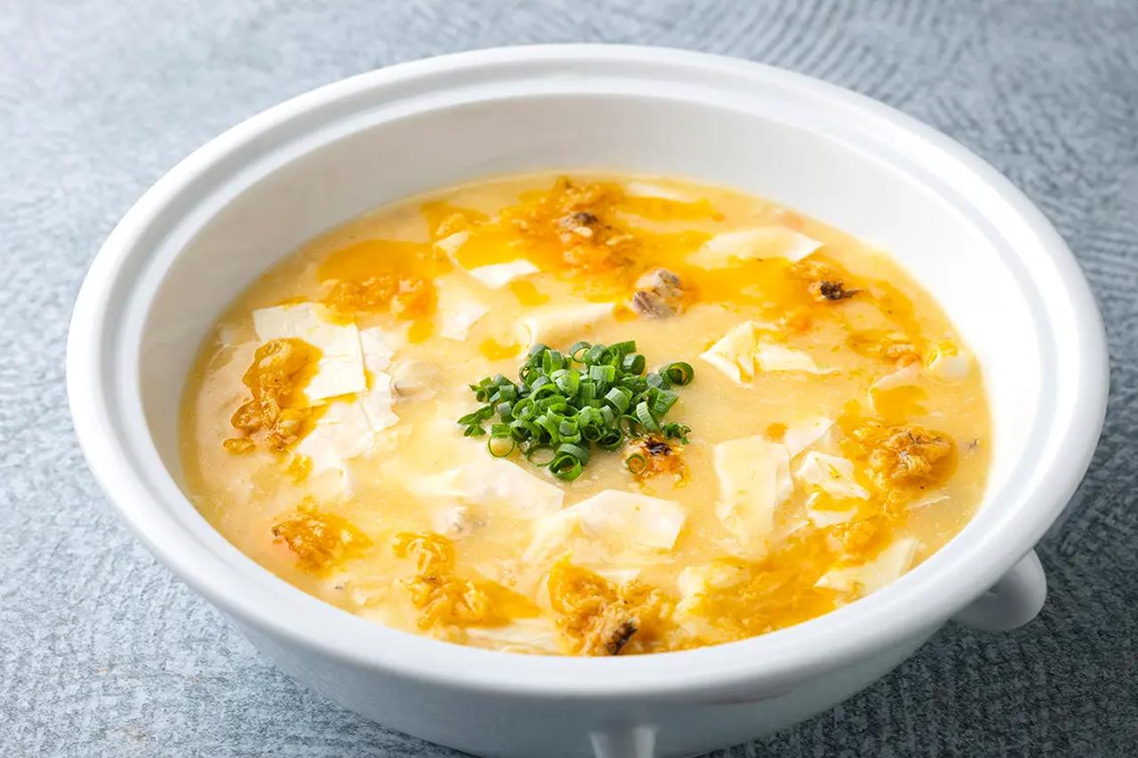 画像1: 中国料理「後楽園飯店」料理長 稲飯龍典監修『豆乳茶碗蒸し 上海蟹味噌ソース』