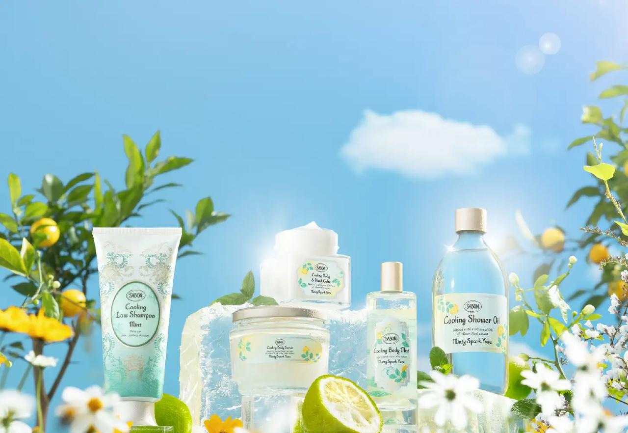 画像: SABON「ミンティスパーク・ユズ コレクション」