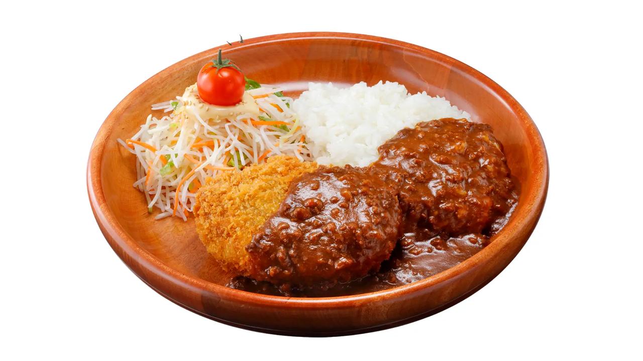 画像: メンチカツカリーディッシュ（ハンバーグなし）