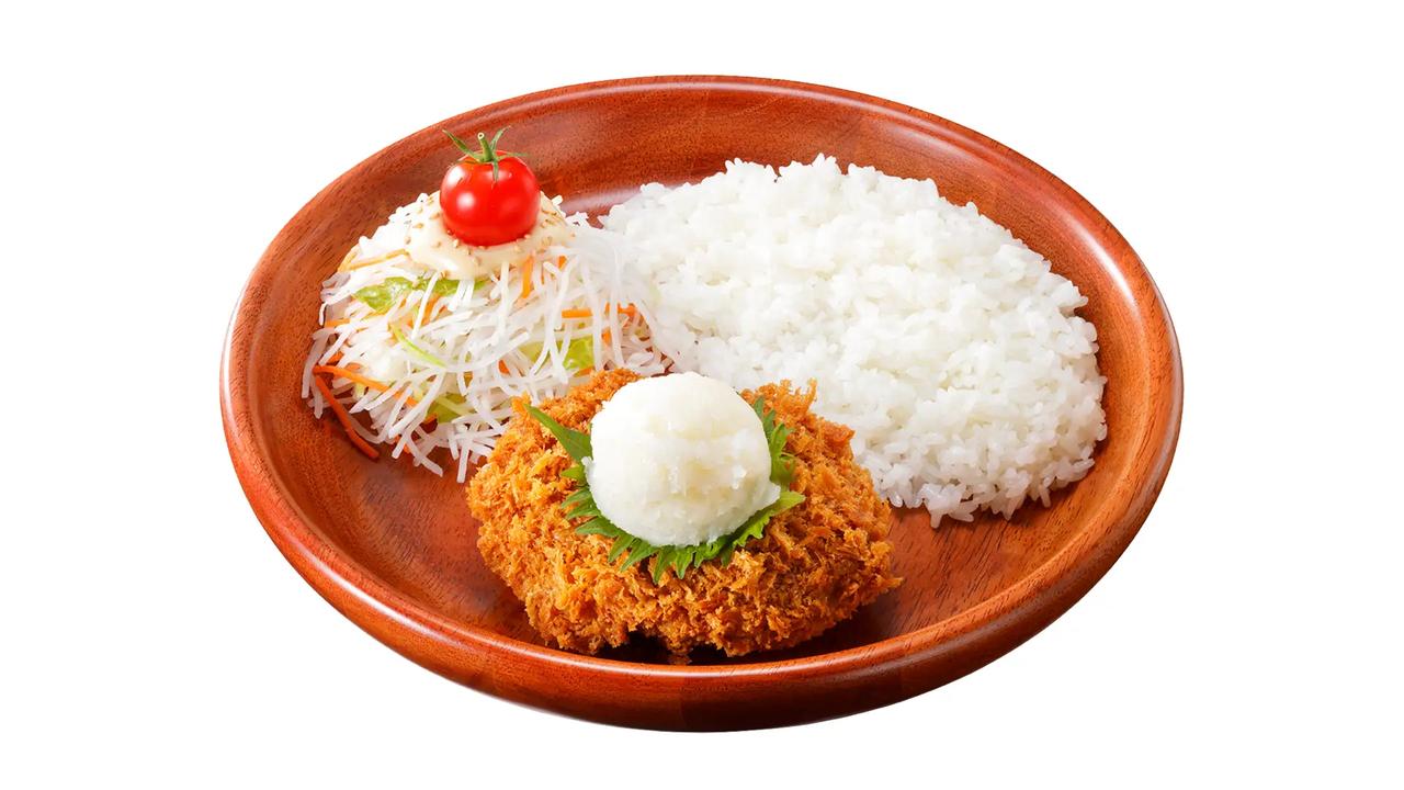 画像: メンチカツおろしそディッシュ（ハンバーグなし）